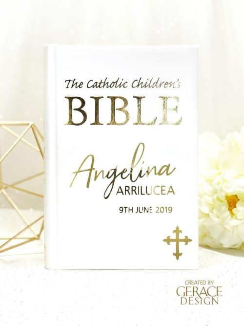 Personalised Bible Gold